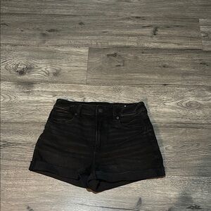 American Eagle Outfitters Black High Waist Shorts
